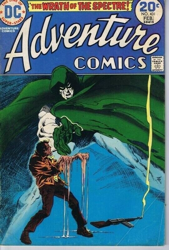 Adventure Comics #431 ORIGINAL Vintage 1974 DC Comics Begins Spectre