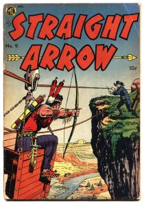 STRAIGHT ARROW  #9-1951-ME-MINING SKY BUCKET COVER-FRED MEAGHER ART-