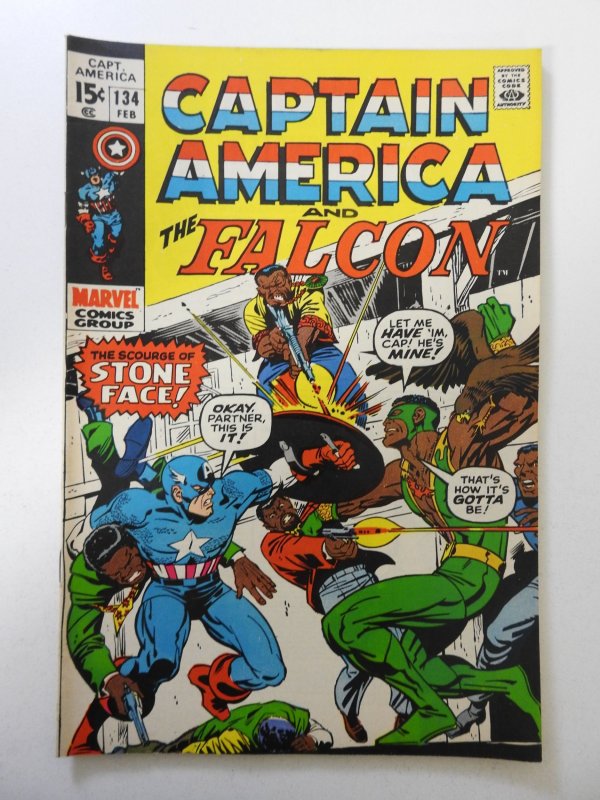 Captain America #134 (1971) FN+ Condition! stain bc