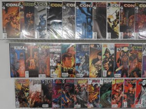 Huge Lot of 140+ Comics W/ Conan, Red Sonja, Witchblade Avg. VF+ Condition