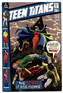Teen Titans #34-Comic Book DC 1971-Robin-Wonder Girl-horror cover