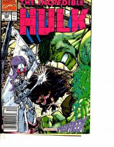 Lot Of 2 Incredible Hulk Marvel Comic #388 389 Iron Man Thor ON13