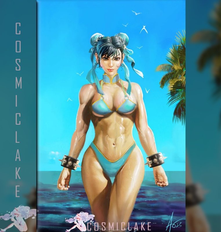 STREET FIGHTER SWIMSUIT SPECIAL #1 RUDY AO CHUN LI VIRGIN VARIANT PREORDER 7/22☪