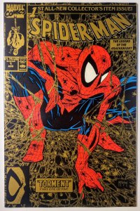 Spider-Man #1 (9.2, 1990) 2nd Print - Gold, Iconic Todd McFarlane Cover