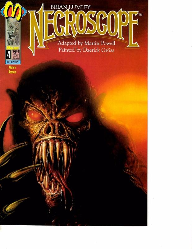 Lot Of 2 Necroscope Malibu Comic Book #1 4 KS6