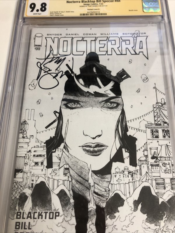 Nocterra Blacktop Bill Special (2022) # nn (CGC 9.8 SS) Signed Tony Daniels