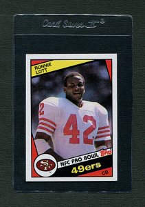 1984 Topps #357 Ronnie Lott / HOF / MINT