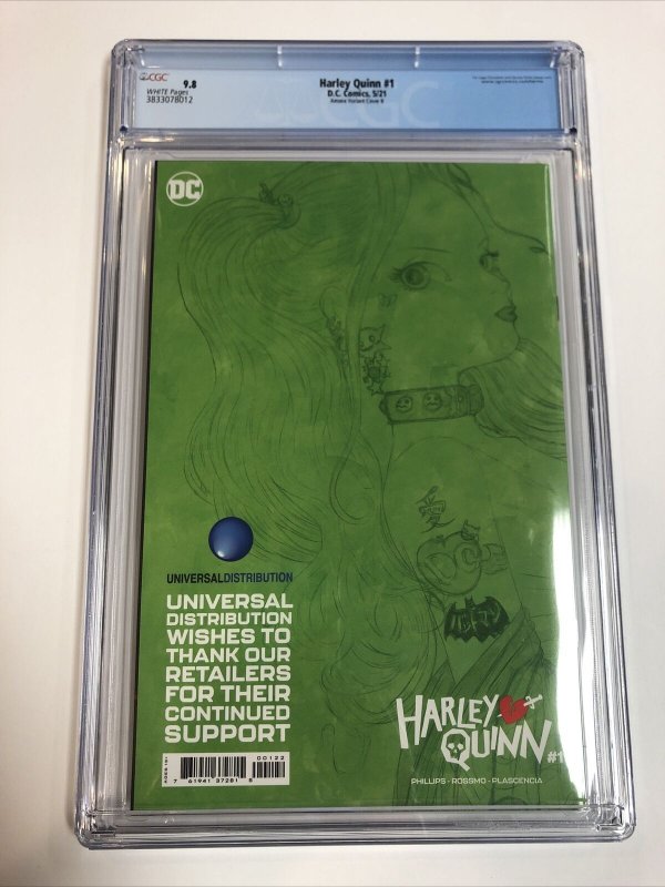 Harley Quinn (2021) # 1 (CGC 9.8 WP) Yoshitaka Amano Variant one per store
