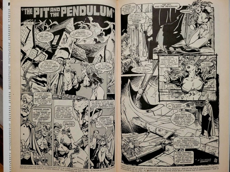 FemForce #98 (AC Comics 1996) CAT & PENDULUM She-Cat & Vincent Price Parody FN