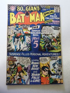 Batman #185 (1966) VG+ Condition 1 spine split