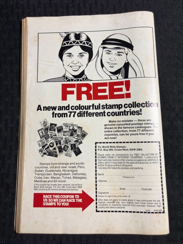 Vintage FOR LOVERS ONLY Australian Murray Comic #9 VG 4.0