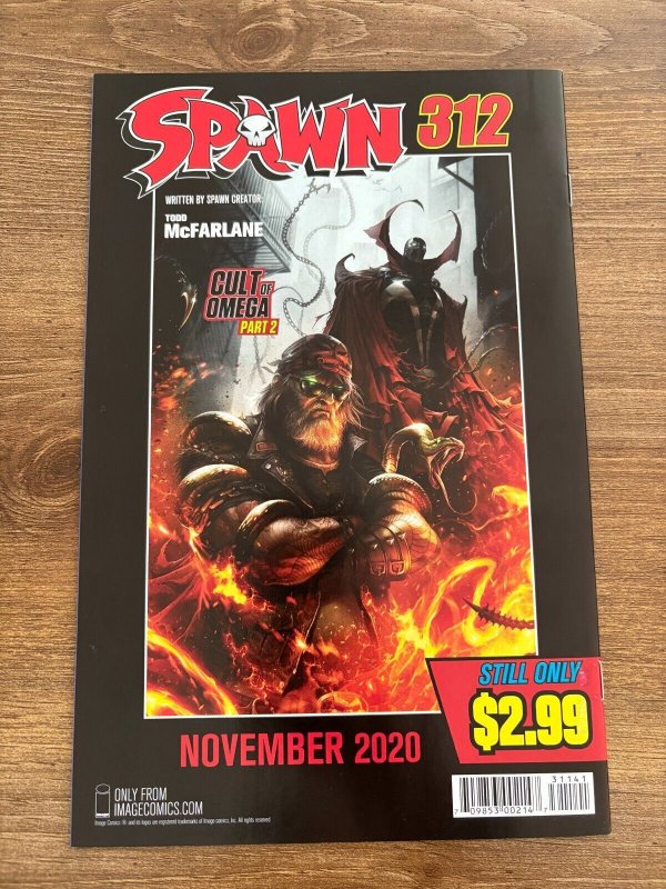 Spawn # 311 NM 1st Print Variant Cover Image Comic Book Todd McFarlane 7 J288