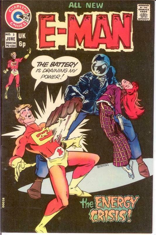 E MAN 3 VF-NM HOWARD/DITKO  June 1974 COMICS BOOK