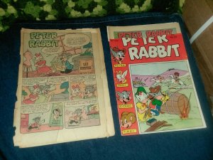 New Adventures of Peter Rabbit #23 avon 1954 Golden age funny animal cartoon