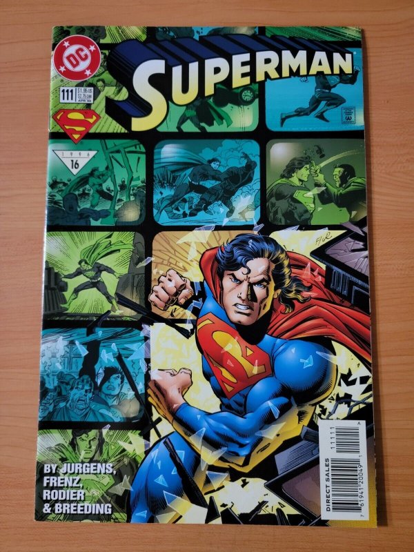 Superman #111 Direct Market Edition ~ NEAR MINT NM ~ 1996 DC Comics