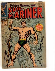 Sub-Mariner # 1 VG Marvel Comic Book Silver Age Prince Namor JG1