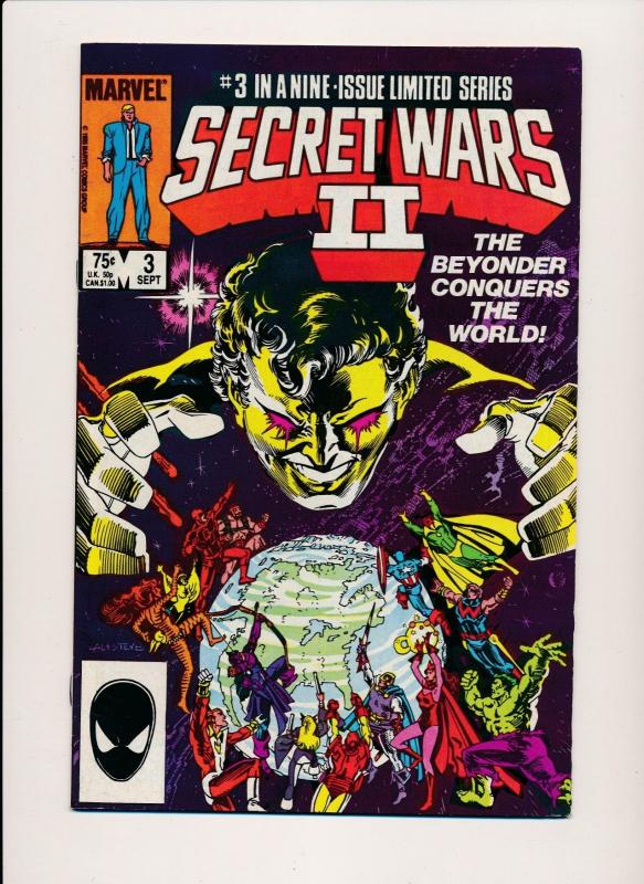 MARVEL COMICS SECRET WARS II LOT #1-#5, #7-#8  F/VF (HX646)