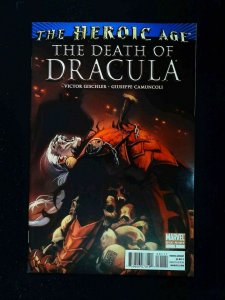 Death Of Dracula #1  Marvel Comics 2010 Vf/Nm 