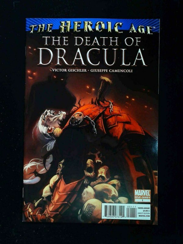 Death Of Dracula #1  Marvel Comics 2010 Vf/Nm 