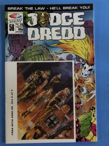 Judge Dredd #56 (1991) POST CARD ATTACHED / HIGH QUALITY