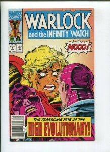 WARLOCK AND THE INFINITY WATCH #3 (9.2) NEWSTAND EDITION! 1992