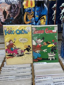 Fox and the Crow #28 1955 AND REAL SCREEN COMICS #124 Comic Lot DC comics