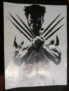 2012 WOLVERINE / Bruce Willis Die Hard 16x21 2-Sided Promo Poster FN 6.0