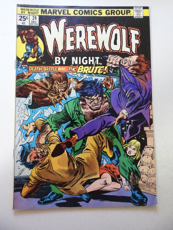 Werewolf by Night #24 (1974) VG Condition 1  tear bc