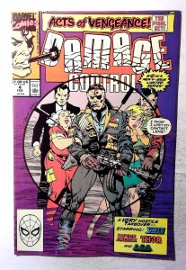 Damage Control #4 1990 Marvel Nick Fury Thor Captain America Punisher Comic