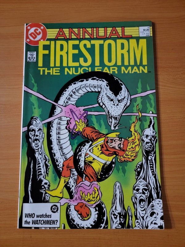 Fury of Firestorm Annual #4 Direct Market Edition ~ NEAR MINT NM ~ 1986 DC Comic