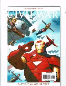 5 Civil War Marvel Comic Book One Shots # 1 Return Crimes Initiative Damage BF4