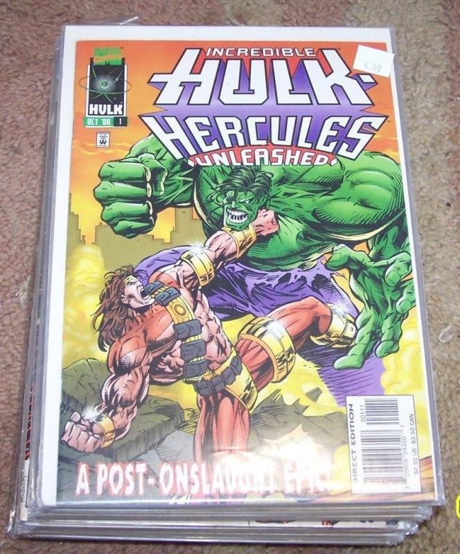 Incredible Hulk: Hercules Unleashed #1 (Oct 1996, Marvel) POST ONSLAUGHT EPIC