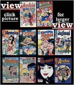 ARCHIE COMICS DOTCOM 1-10 1997 $40+ in guide  wsale