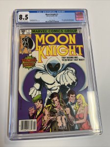 Moon Knight (1980) # 1 (CGC 8.5 WP) | Origin Of MK | 1st App Raoul Bushman