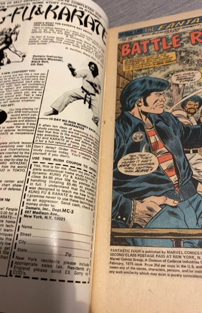 Fantastic Four #155 (1975)silver Surfer app