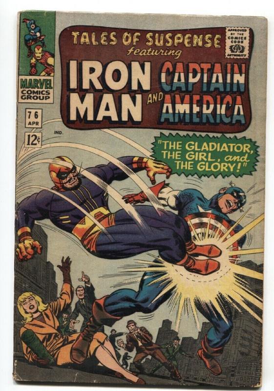 TALES OF SUSPENSE #76 comic book Marvel Silver-Age-IRON MAN- G/VG