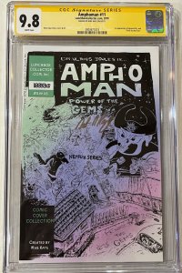 Amphoman #11 (2018) CGC SS 9.8 Signed by Mike Kaye! RARE Book Lunchbox Collector