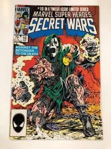 SECRET WARS 10 (Feb 1985) Marvel Super Heroes) beautiful copy VF-NM iconic maxi