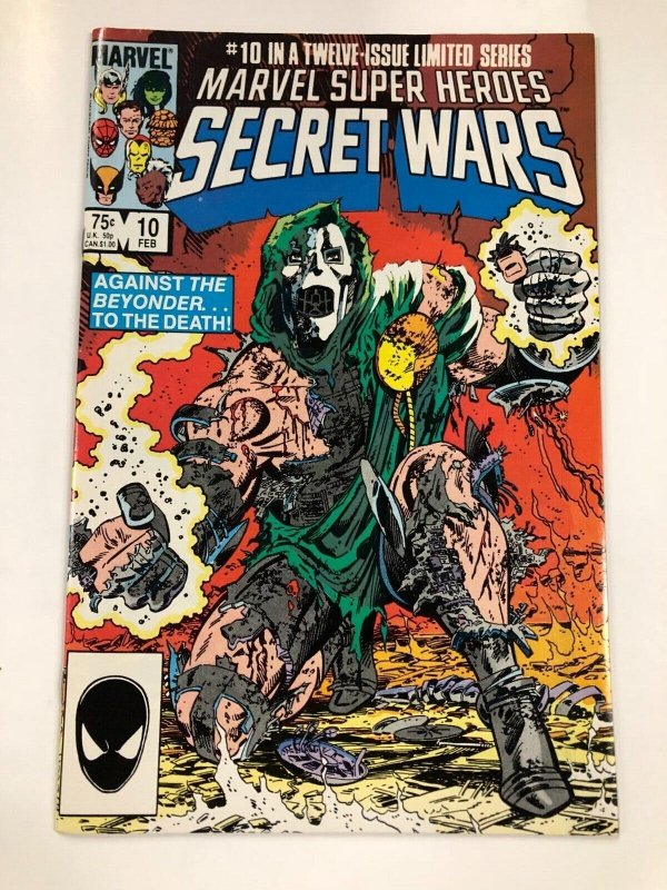 SECRET WARS 10 (Feb 1985) Marvel Super Heroes) beautiful copy VF-NM iconic maxi