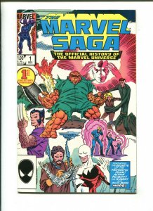 MARVEL SAGA #1 - 1ST COLLECTORS ITEM ISSUE (9.2) 1985