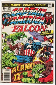 Captain America #203 (1976) Captain America and the Falcon