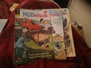 Mod Wheels 14 16 17 Gold Key Comics Lot Run Set Collection Car Toons Hot Rods