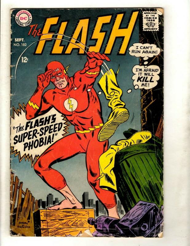 Flash # 182 VG DC Silver Age Comic Book Superman Batman Green Lantern Arrow GK1