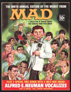 Worst From Mad Annual #9-1966-Norman Mingo cover-Alfred E. Neuman with  The B...