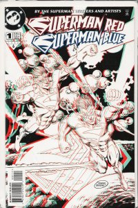 Superman Red/Superman Blue 3-D Cover (1998) Superman