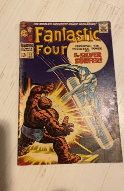 Fantastic Four #55 (1966)silver surfer app