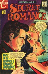 Secret Romance #14 VG ; Charlton | low grade comic August 1971 Kiss Cover