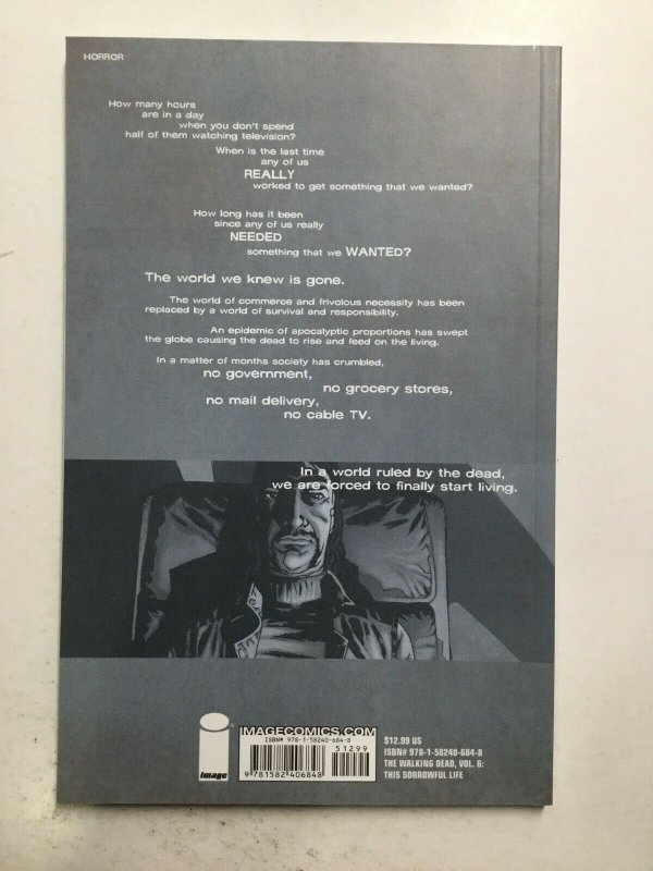 The Walking Dead This Sorrowful Life Volume 6 Tpb Softcover Near Mint Image 