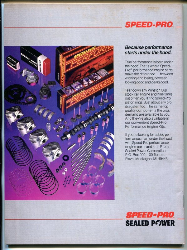 Stock Car Racing 11/1988-Robert Yeates-Frank Fleming-Ron Bouchard-VF