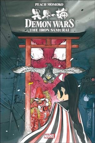 Demon Wars: The Iron Samurai 1-B Peach Momoko Doorway Cover FN
